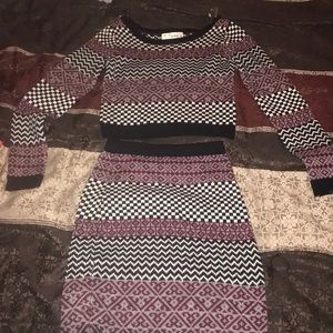 Sweater top with skirt.